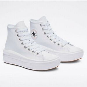New SOLD OUT Converse All Star Move Leather Platforms